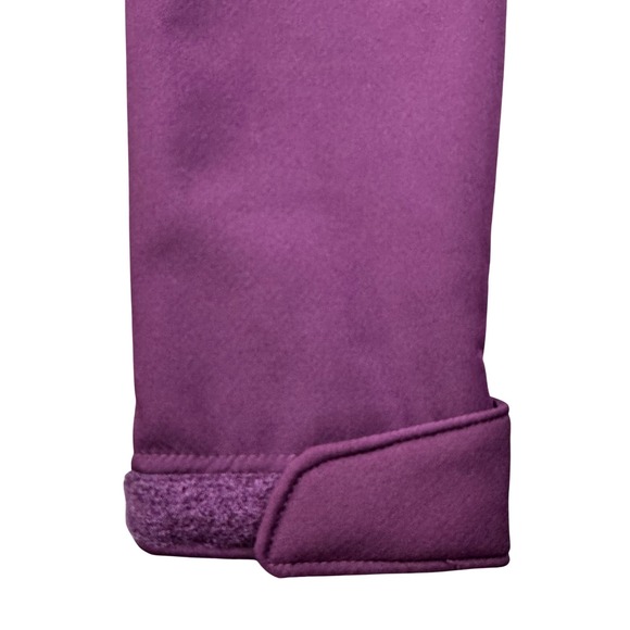 Columbia Womens Softshell Fleece Lined Hooded Jacket Omni-Wind Purple Small - Picture 9 of 13